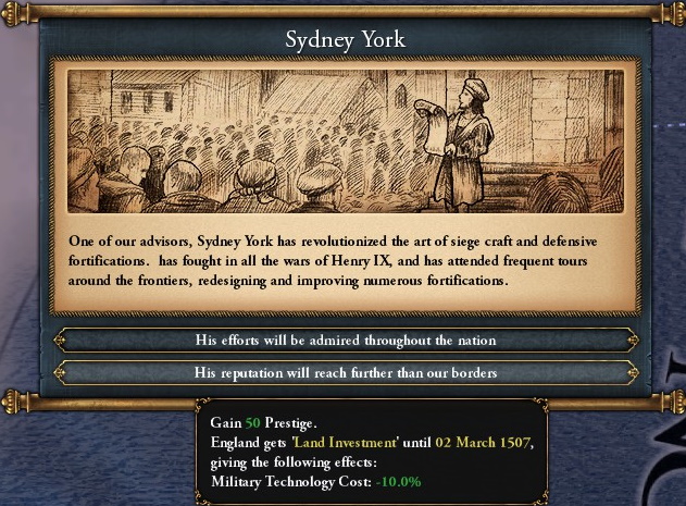 A one time event for an Army reformer